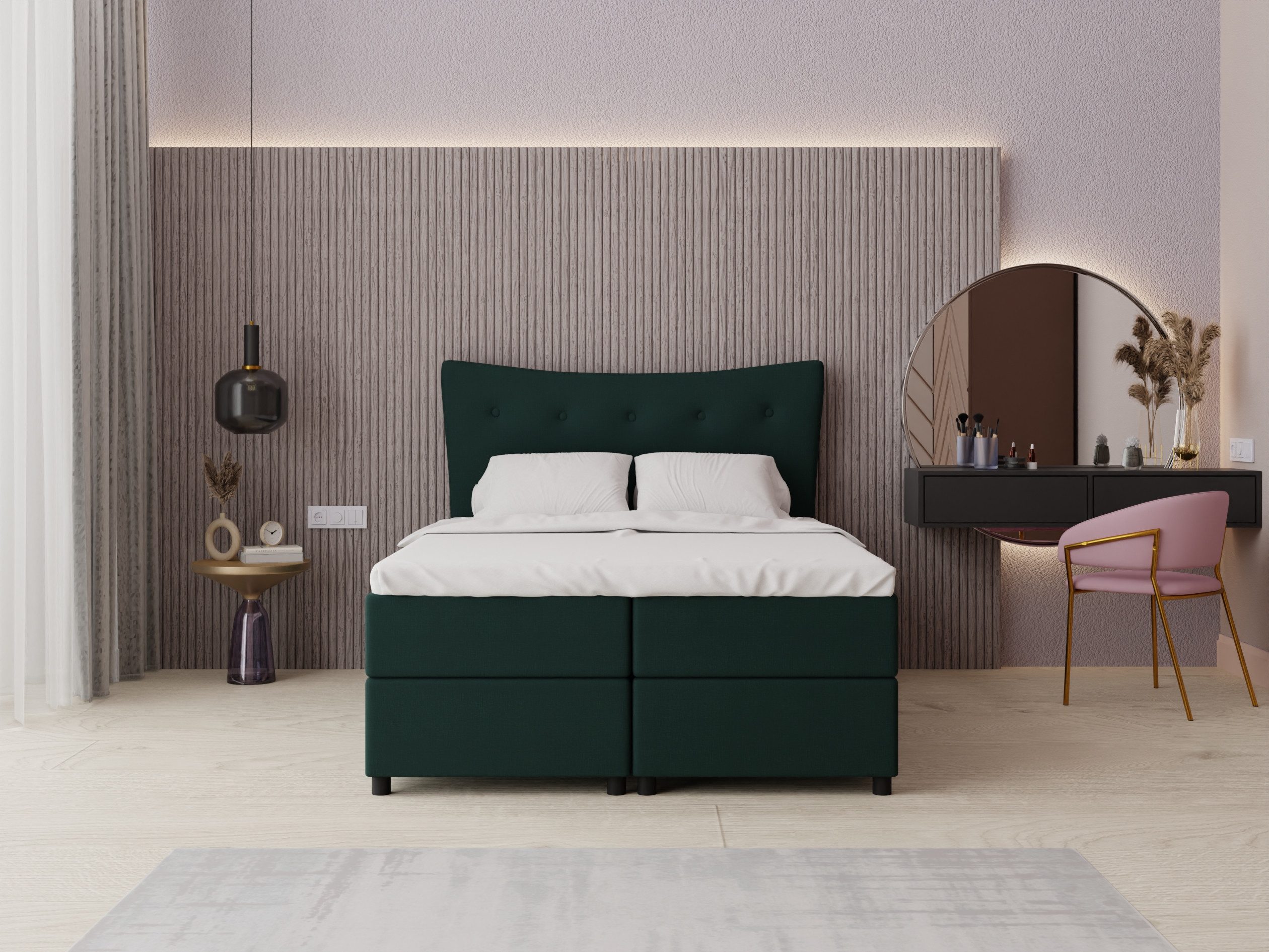 Boxspringbett Webstoff 140 200 Cm Inkl Matratze Bettkasten Topper PANDA MÖBEL GmbH Boxspringbett Nevada mit bettkasten 140cm 160cm 180cm